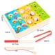 thumbnail image 3 of Rompecabezas educativo,JUEGO DE PESCA GUANTE GUANTE CENTRANTE ABRAMA ABIERTA MONTESORI,Juegos magnéticos de madera Juguetes educativos para niños regalos,Pájaros atrapando gusanos juegos, 3 of 9
