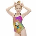 thumbnail image 5 of Cuphead Children's One-piece Swimwear Halterneck Swimsuit Summer Beach Girl's Bathing Suits Breathable Beachwear, 5 of 7