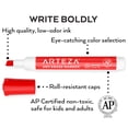 thumbnail image 4 of Arteza Dry Erase Markers with Low-Odor Ink, Chisel Tip, Assorted Colors, 52 Count, 4 of 5