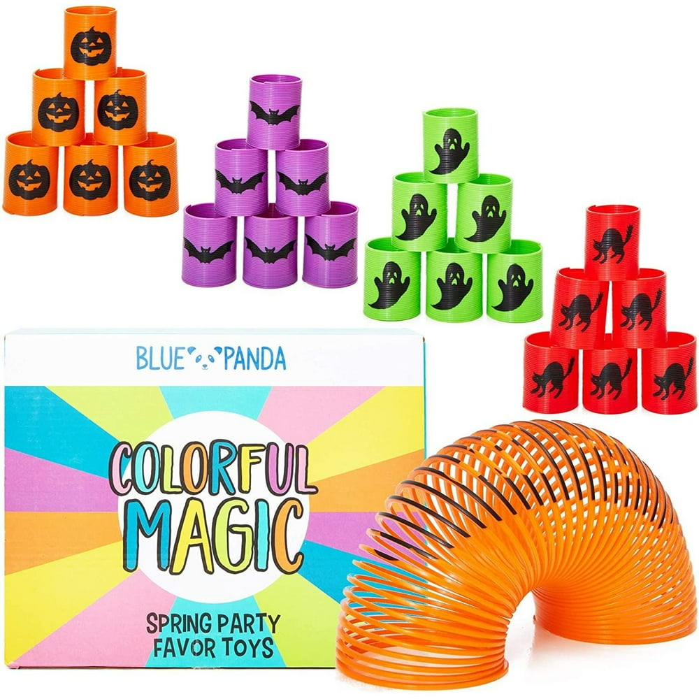 Magic Springs Party Favors for Halloween in 4 Colors (1.75 x 2 in, 24