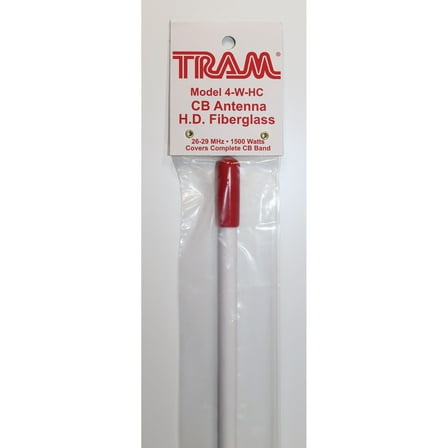 Tram® Fiberglass Cb Antenna (white, 4ft)