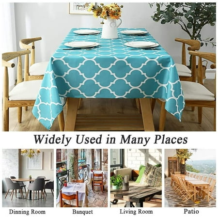 Tablecloth For Rectangle Tables, White Dining Table With Teal Chairs And Tables