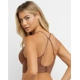 thumbnail image 5 of Maidenform M Seamless Push-Up Bra, Convertible Longline Bralette (Plus Size Available) Bronzed Chestnut Women's, 5 of 6