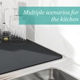 thumbnail image 5 of Microfiber Dish Drying Mat Super Absorbent Dish Drying Rack Pads Kitchen Counter Mat,11.8" x 15.7", 5 of 6
