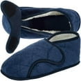 thumbnail image 2 of Men's Navy Edema Slipper for Swollen Feet-opens Fully (2XL 14-15), 2 of 4