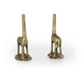 thumbnail image 3 of SPI Home Giraffe Pair Golden Finish Cast Aluminum End Table 22 inches High, 3 of 3