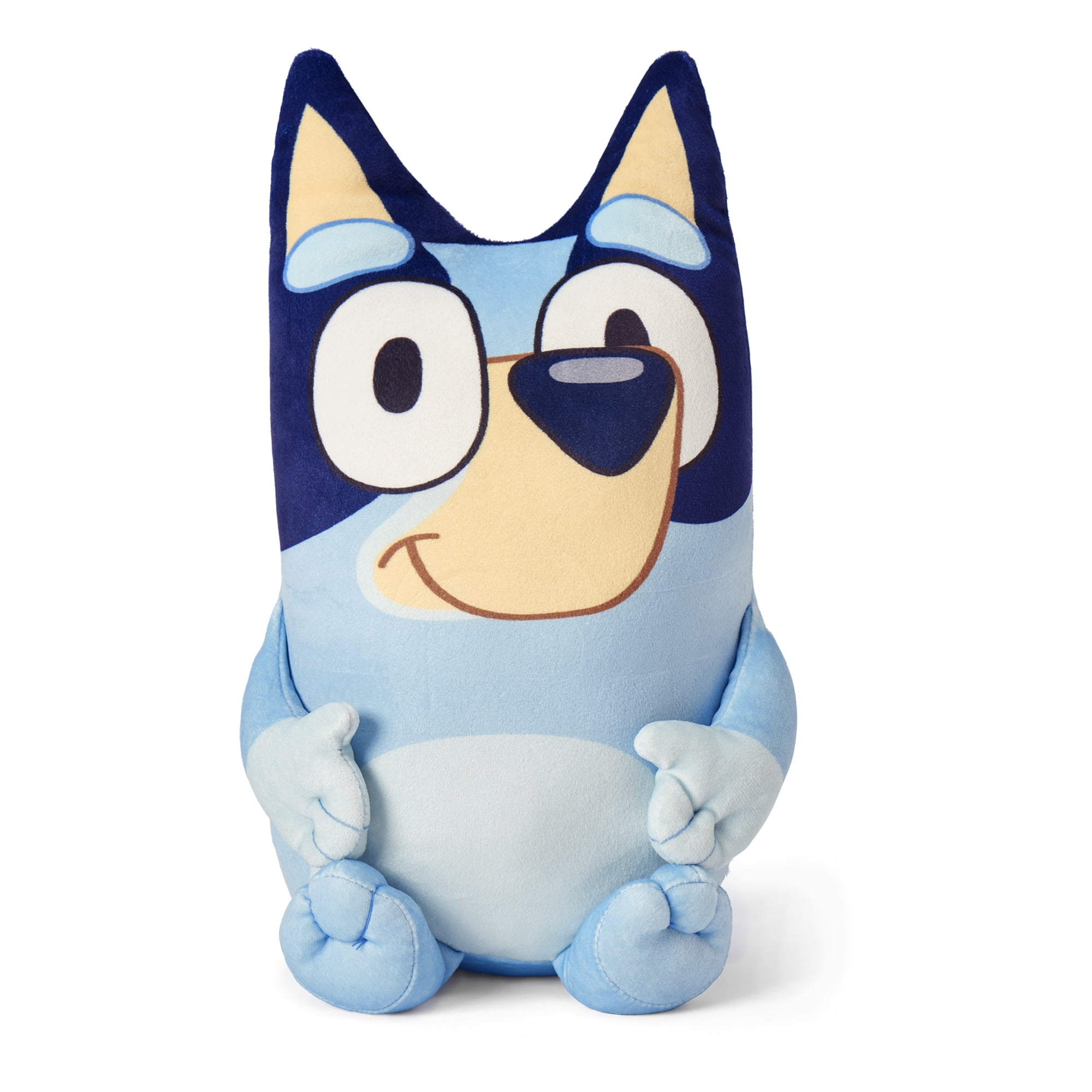 Bluey Fun 11 inch Character Hugger and 40 x 50 inch Throw Blanket Set – Ultra Soft Plush Entertainment Character Pillow for Kids