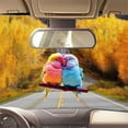 thumbnail image 4 of Dianli Valentine's Day Couple Keychains - Dual-Color Hanging Pendants for Car Rearview Mirror, Perfect for Romantic Gifts Flash Deals, 4 of 6