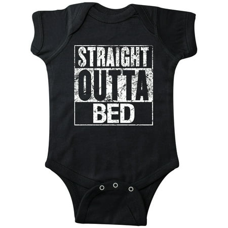 

Inktastic Straight Outta Bed Gift Baby Boy or Baby Girl Bodysuit