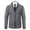 a01-Gray, variant on JUUYY Men's Winter Thermal Full Zip Cardigan Sweater Slim Fit Stand Collar Cable Knitted Jackets Solid Color m Coats Gray M