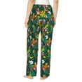 thumbnail image 3 of Xecao Cute Tribal Leopards Women's Straight Lounge Pajama Pants: The Epitome of Relaxed Sleepwear, 3 of 9
