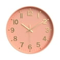thumbnail image 2 of EGNMCR Wall Clock Silent Wall Clocks Battery Operated 12 Inch Modern Non Ticking Analog Clock Decorative For Kitchen Office Bathroom Bedroom clock clock, 2 of 6