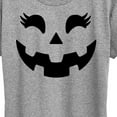 thumbnail image 3 of Instant Message - Pumpkin Face 2 - Women's Short Sleeve Graphic T-Shirt, 3 of 6