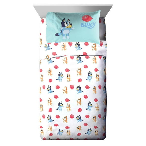 Bluey 'Buddies' 3-Piece Twin Sheet Set, Twin