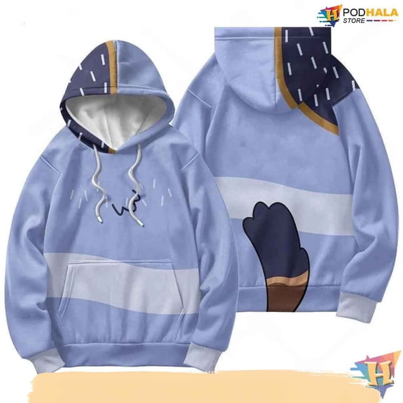 Uncle Stripe Blue Heeler Hoodie, 3D Design T-Shirt, Perfect Family Gift