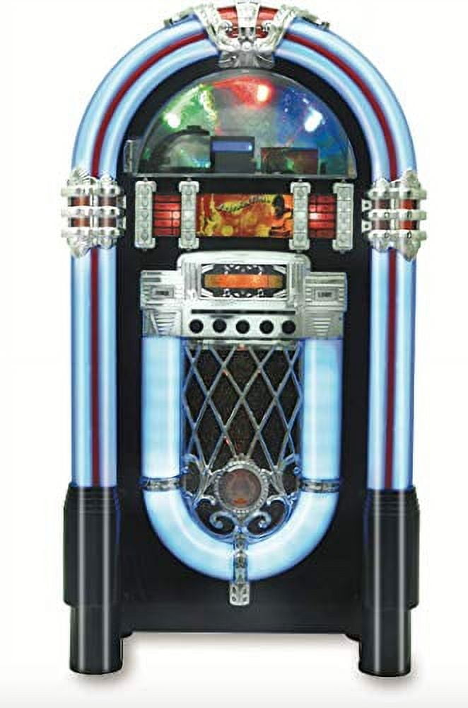 Mr. Christmas 9-inch Decorative Vintage Jukebox, Green Mr. Christmas 9-inch Decorative Vintage Jukebox, Green