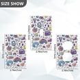 thumbnail image 7 of Yayeee Duplex Wall Plate 1-Gang 4.5"x2.7" Home Receptacle Light Switch Decorative Outlet Cover, Purple Doodle Pattern, 7 of 7