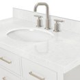 thumbnail image 5 of Ariel W048scqovo Hutton 48" Wall Mounted Single Basin Vanity Set - Midnight Blue / Carrara, 5 of 7