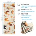thumbnail image 2 of Beige Chicken Cartoon Pattern Hot Yoga Mat Towel Non Slip for Hot Yoga - Quick-Drying Yoga Mat Cover with 4 Corner Pockets with Travel Bag - Hot Yoga Towel Non Slip 70"x26", 2 of 6
