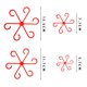 thumbnail image 2 of 5pc Fixing Clip Climbing Support Frame Flower Folding Frame, 2 of 7