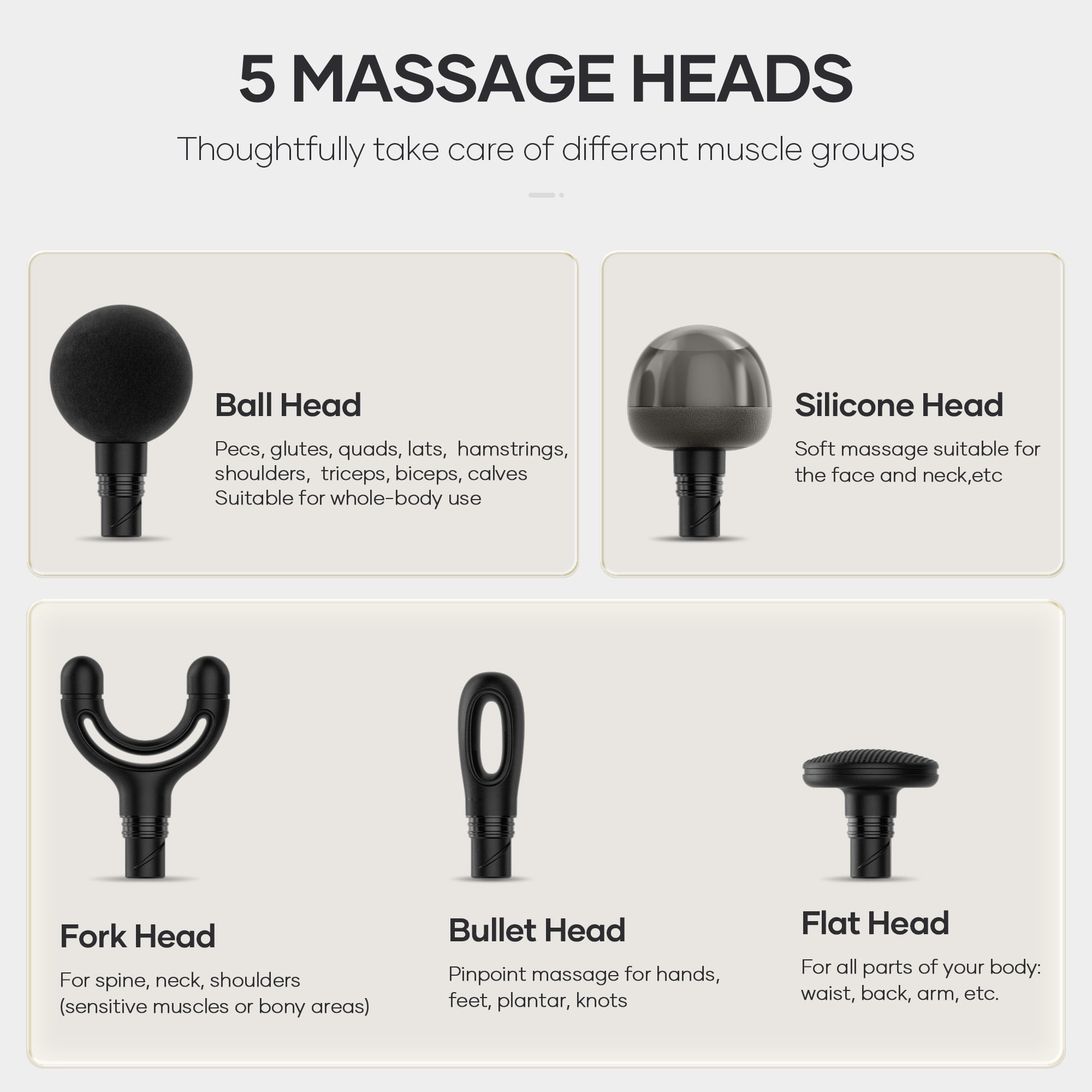 MARNUR Mini Massage Gun with Brushless Motor Portable Handheld Deep Tissue Massager, Light  & Quiet For Premium Neck Back & Muscle Relief,  Black