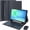 black1, variant on 7-Color Backlit Keyboard Case with S Pen Holder, Black, Samsung Tab S9/S10 Series