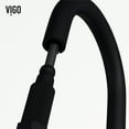 thumbnail image 6 of VIGO Hart Arched Single Handle Pull-Down Spout Kitchen Faucet in Matte Black, 6 of 13
