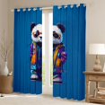 thumbnail image 3 of Feelyou Kawaii Panda Animal Black Out Curtains, Modern Fashion Style Curtains Pack of 2 (42x63 Each), Teens Kids Girls Boys Bedroom Curtains, Window Curtains Bedroom Decor, 3 of 7