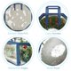 thumbnail image 4 of Caja organizadora para guardar coronas Hearth & Harbor, PVC transparente, 24 cm, 4 of 7
