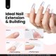 thumbnail image 5 of Gel duro para uñas Beetles, sin hematías, 30 ml, 9 en 1, transparente y nude, 5 of 8