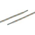 thumbnail image 4 of 3 Pares De Cordonas Cintilla Agujetas Antideslizantes Resistentes Al Agua Gruesas Redondas Para Zapatos De Senderismo uxcell Gris Claro Naranja 160cm, 4 of 4