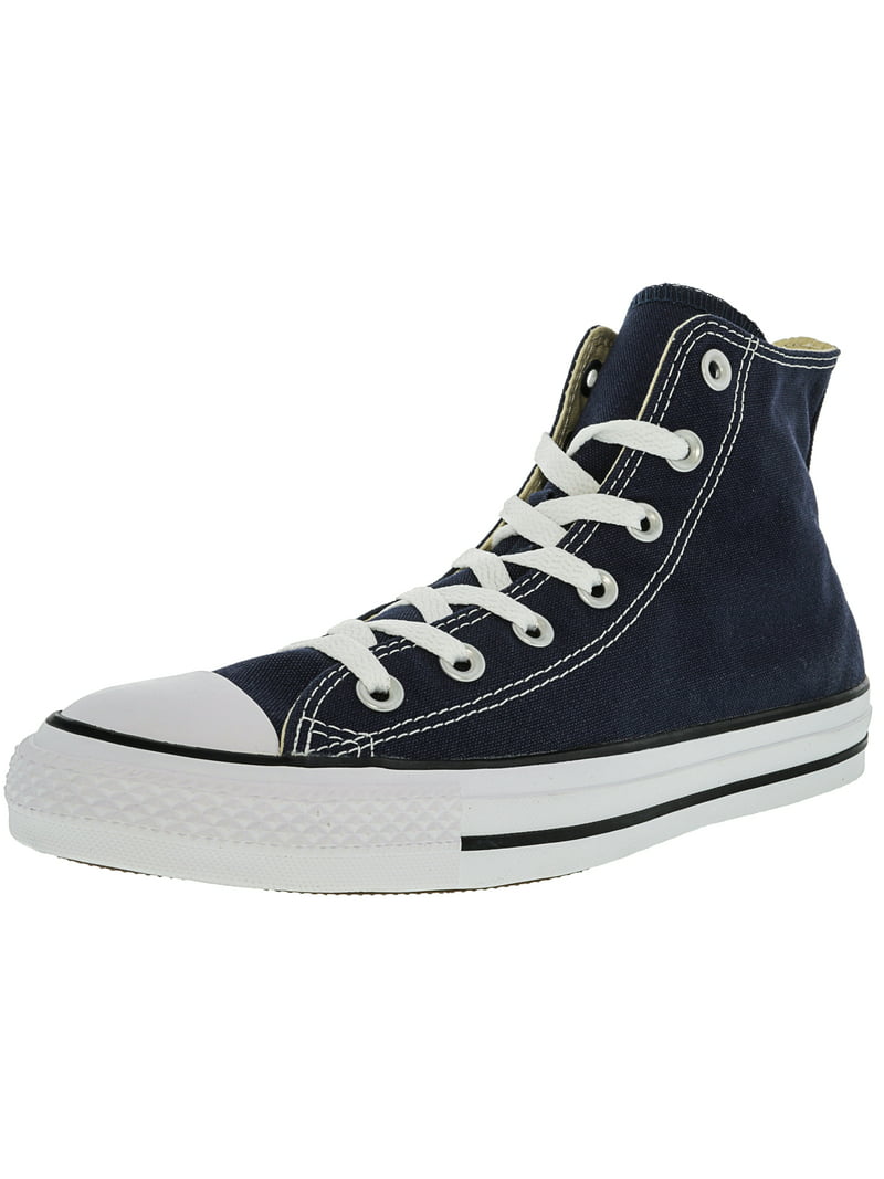 Converse Taylor All Star Canvas Hi Top Unisex Sneakers - Navy 8.5M/10.5W - Walmart.com