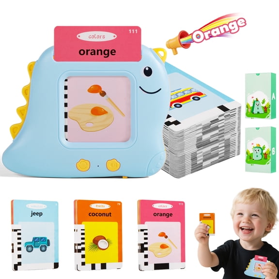Lvelia Toddler Toys Talking Flash Cards Learning Toys for 2 3 4 5 Years Old Boys Girls,Educational Interactive Talking Flashcard Toy,Preschool  Toys Gifts for Toddlers,224 Sight Words