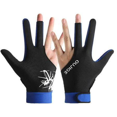 

SF Billiard Gloves Three Finger Open Finger Billiards Gloves Comfortable Non Sli ше L9B6