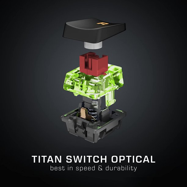 R Vulcan TKL Pro Tenkeyless Linear Optical Titan Switch PC Gaming