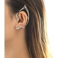 thumbnail image 2 of 2Pcs Elves Ear Cuff for Women Vintage Non-Pierced Cat Ear Wrap Hollow Punk Fairy Elf Cartilage Climber Earrings Gothic Cosplay Costume Jewelry Accessories, 2 of 7