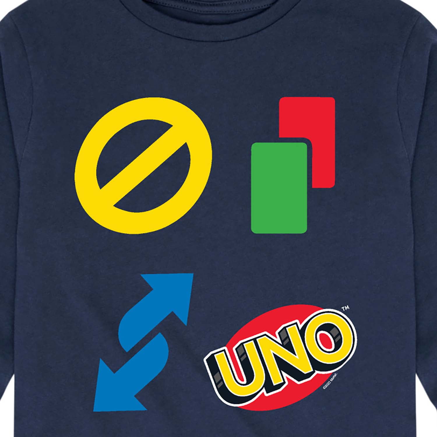 UNO Icons - Toddler And Youth Long Sleeve Graphic T-Shirt
