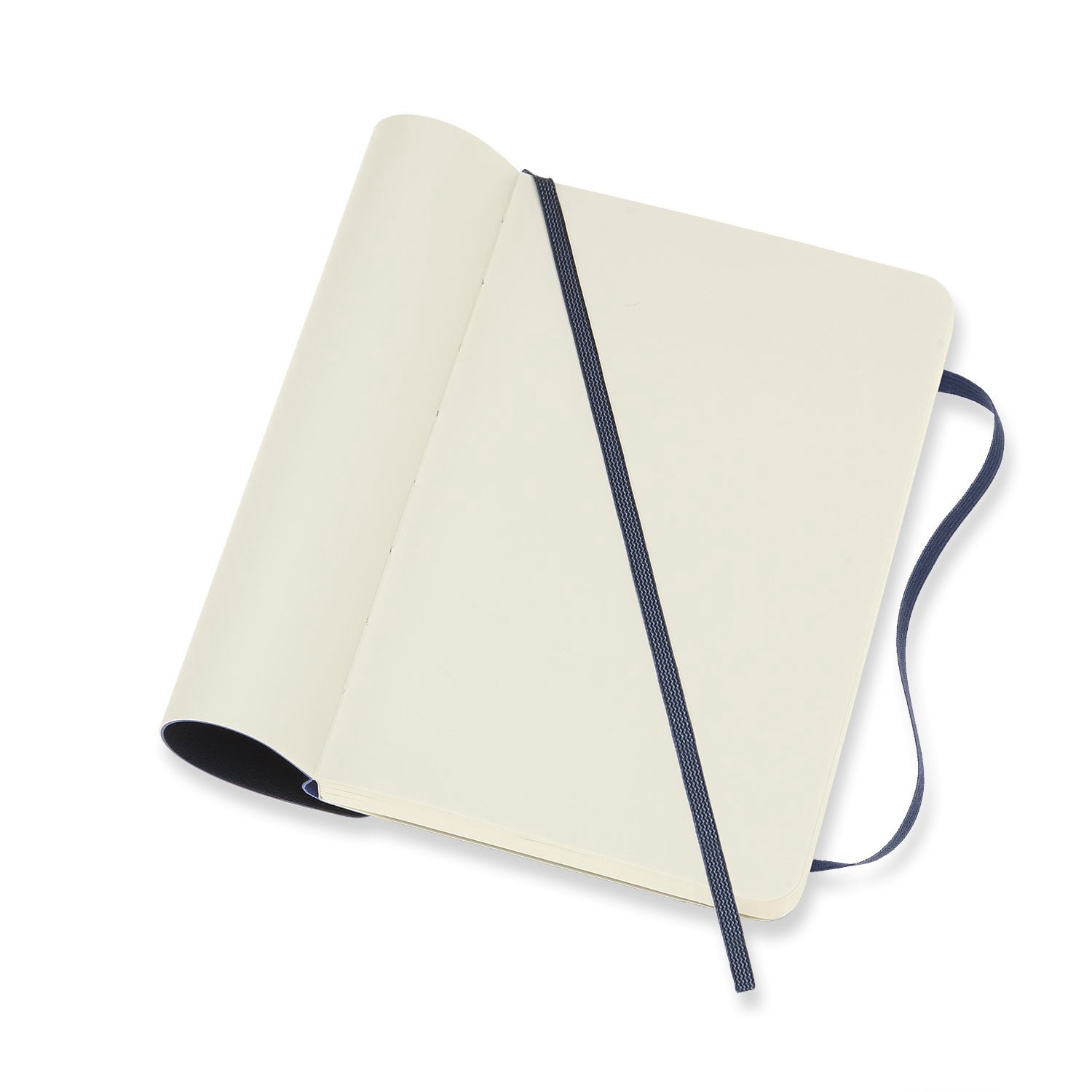 Moleskine Classic Soft Cover Notebook - Sapphire Blue, Blank, 5-1/2" x 3-1/2"