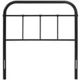 thumbnail image 4 of Mod Uptown Modern Farmhouse Metal Headboard, Twin, Brown, 4 of 4