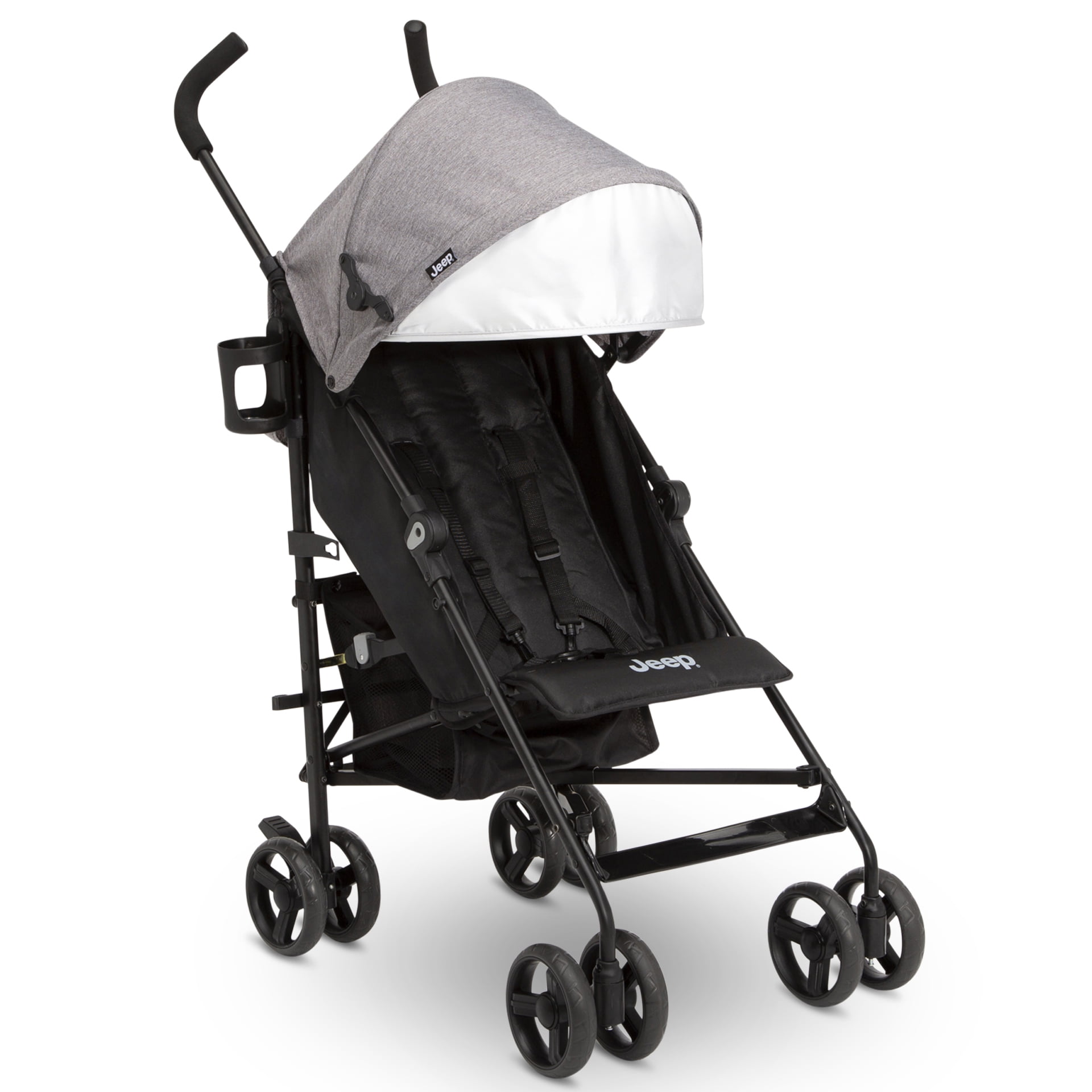 Jeep TurboGlyde Lightweight Stroller by Delta Children, Grey