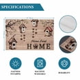 thumbnail image 6 of Sweet Home Placemats Set of 4, Western Stars Bird Houses Brown Wooden Grain Placemats for Dining Table, Place Mats for Kitchen Tabletop, Waterproof Wipeable Dining Table Mats Set, 6 of 9