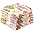 thumbnail image 4 of Coolnut Mushrooms Kitchen Dish Towel Set of 6, Super Soft Absorbent Cleaning Cloth, Reusable Quick Drying Kitchen Towel for Home, Kitchen Wash cloth, 4 of 7