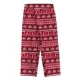 thumbnail image 5 of Infant & Newborn Outerstuff  Scarlet Ohio State Buckeyes Ugly Sweater Pajama Set, 5 of 5
