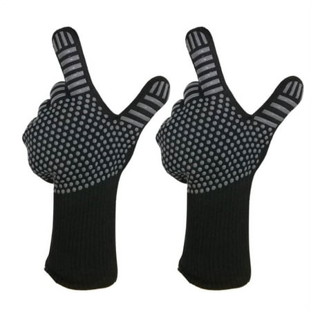 

VEAREAR Gloves 500/800 Degree Celsius Dots Print Anti Slip Heat Insulation Microwave Gloves