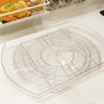 thumbnail image 2 of Plato giratorio para refrigerador, organizador de plato giratorio cuadrado para armario de refrigerador, despensa, 1 unidad - Transparente, 2 of 5