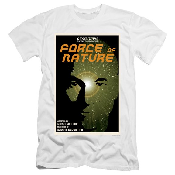 Star Trek Tng Season 7 Episode 9 Adult 30/1 T-Shirt White