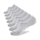 thumbnail image 1 of HAYAN No Show Socks Mens 7/8 Pair Cotton Thin Non Slip Low Cut Men Invisible Sock 6-8/9-11/12-14, 1 of 1