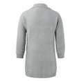 thumbnail image 5 of uikmnh Mens Mid Length Sweater Coat Autumn and Winter Lapel Solid Color Knitted Cardigan, 5 of 5