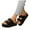 1Black, variant on Cork Footbed Sandals for Women Comfortable Cushion Double Buckle Slip on Platform Slides