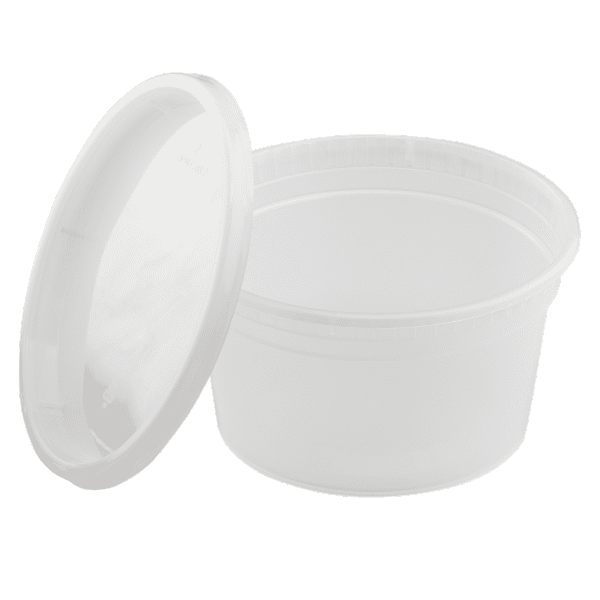 Karat 12oz PP Plastic Injection Molded Deli Containers 240 ct